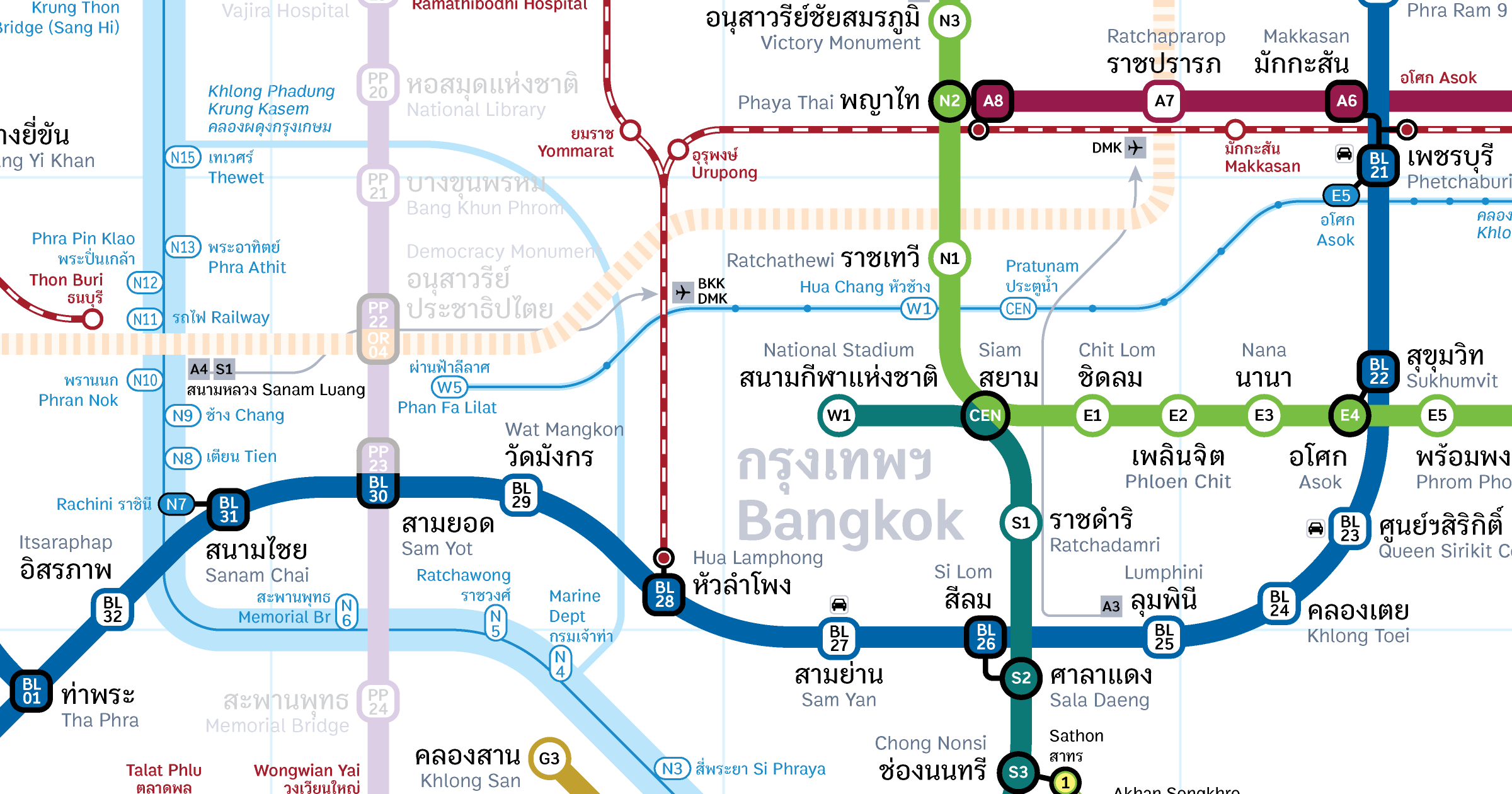 Pin By Siwakorn On TRAIN MAP Bangkok Map Bangkok Thailand 53 OFF